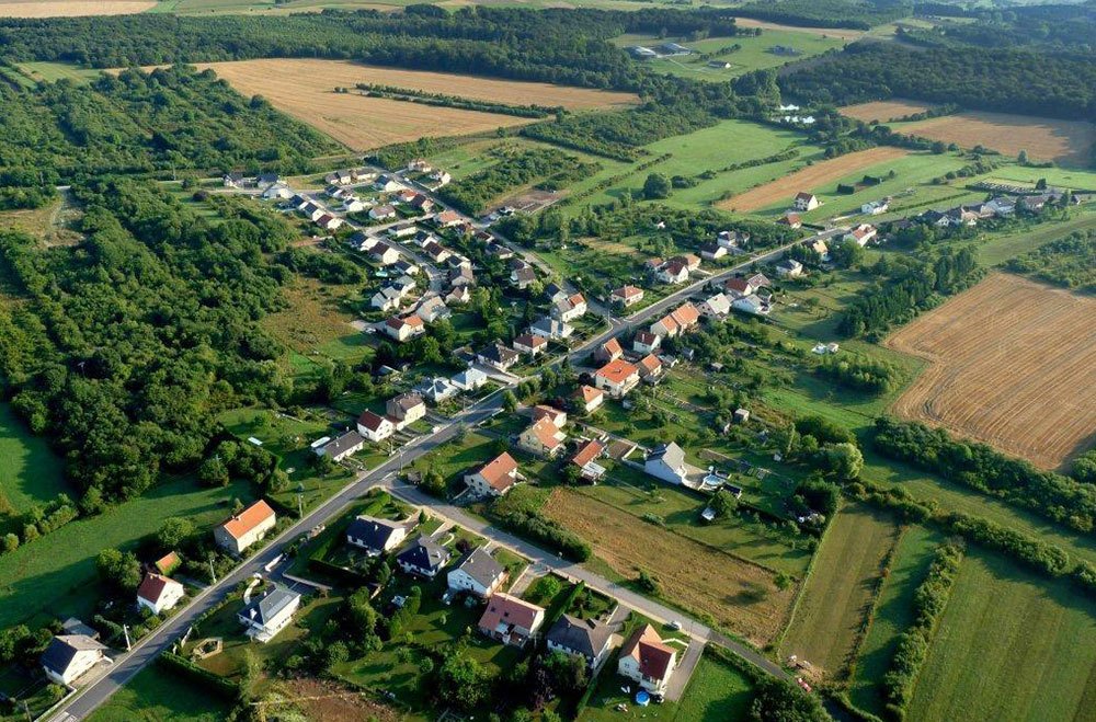 Loupershouse vue du ciel