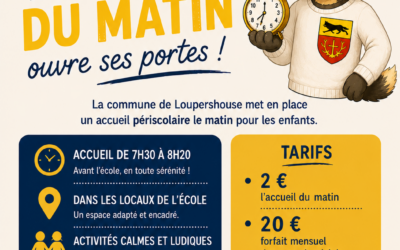 NOUVEAU À LOUPERSHOUSE : LE PÉRI DU MATIN ARRIVE !